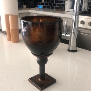 Jan Barboglio glass candle holder or whatever you want to use for!